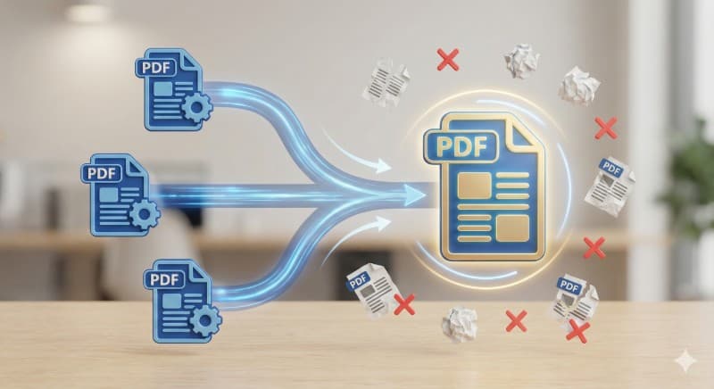 PDF結合で失敗した3つの経験と、最終的に見つけた解決法