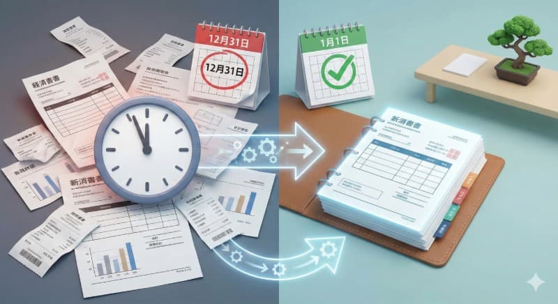 年末の請求書作成で焦った話【2025年インボイス対応】