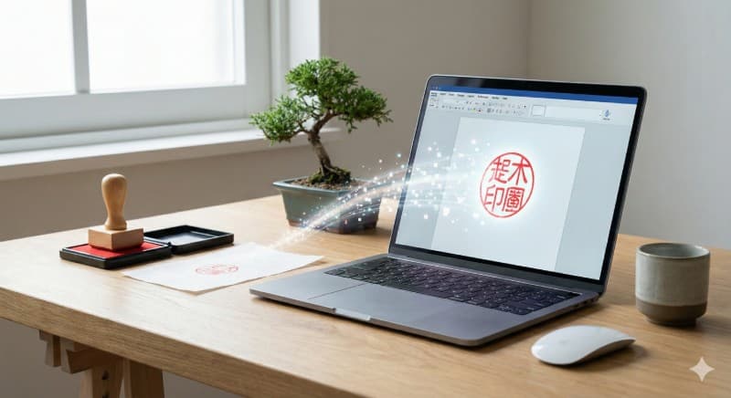 デジタル判子の作り方【在宅ワーク必須】失敗から学んだ最適解