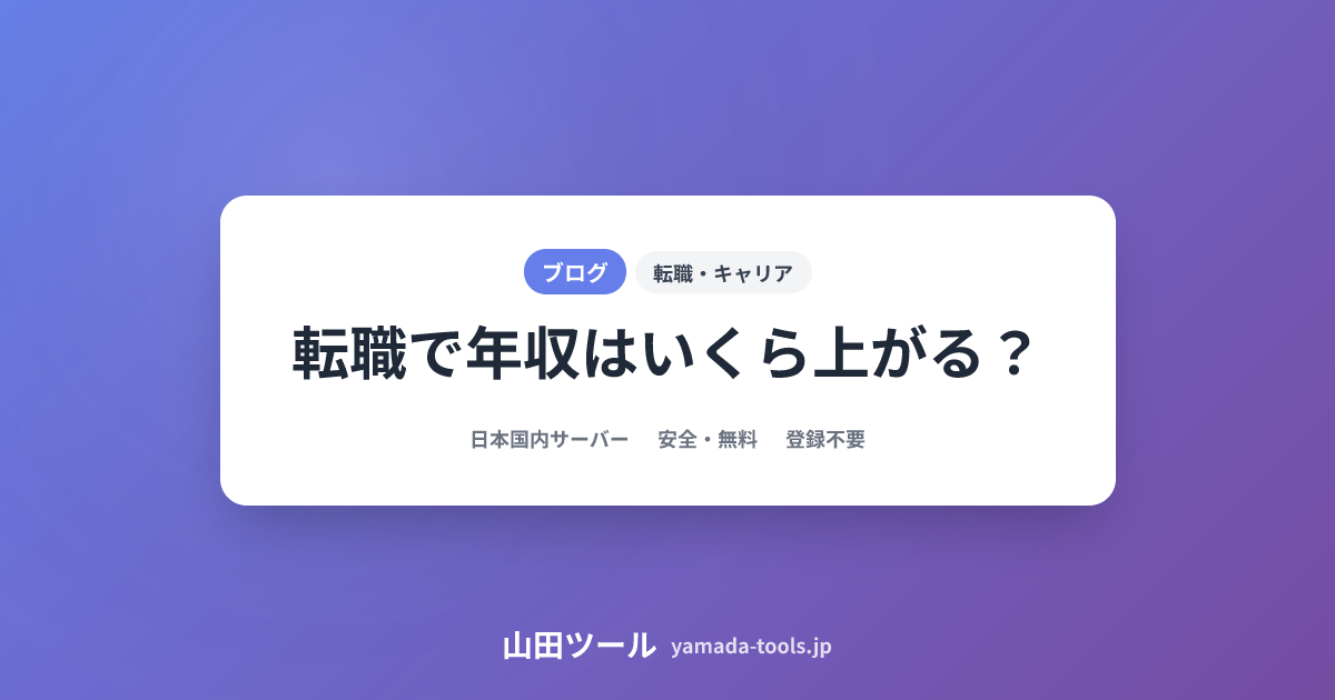 転職年収シミュレーション